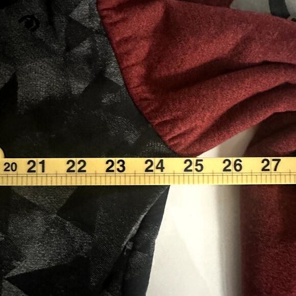 Ecko Unltd Men’s Graphic Zip Hoodie Sherpa Lined Jacket XL Streetwear Black Red - Picture 8 of 9